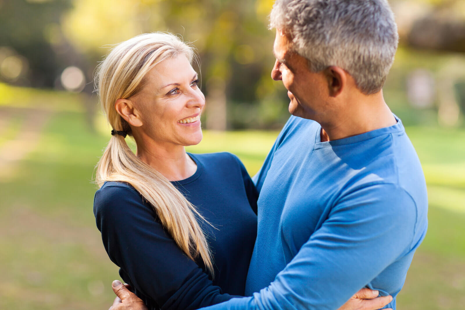 couple embracing