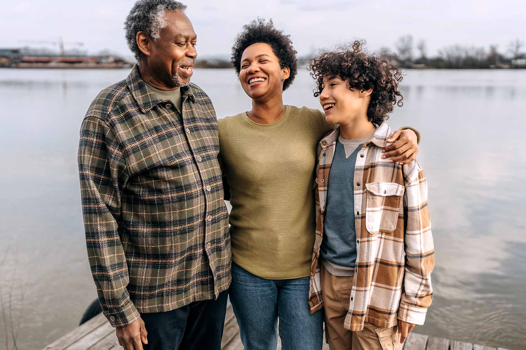 family enjoying outdoors