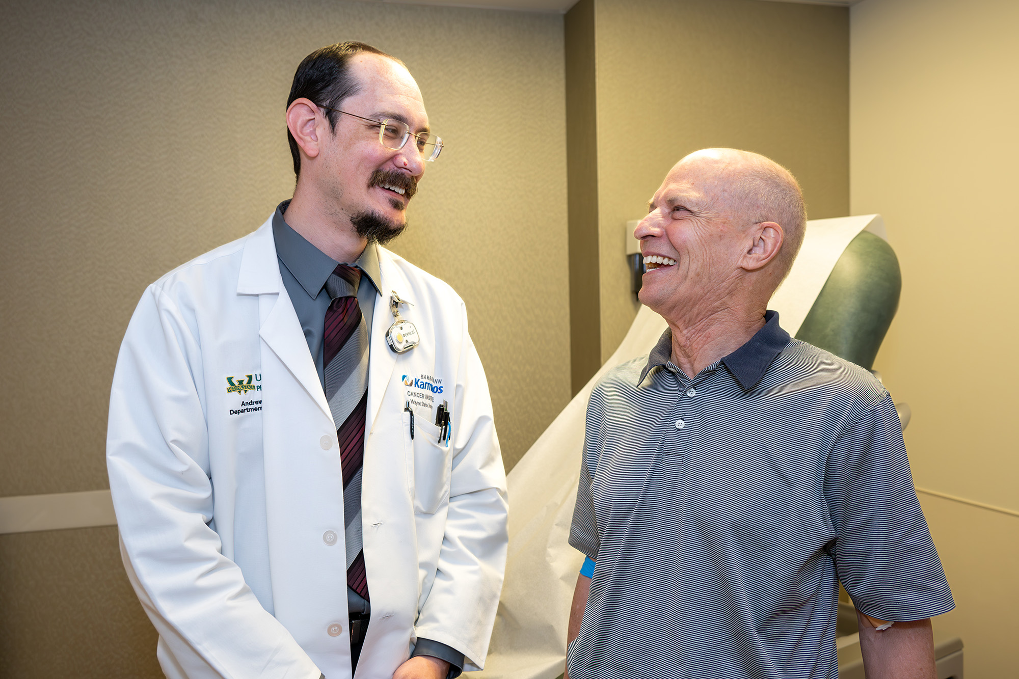 Andrew Kin, M.D., and Bob Costello