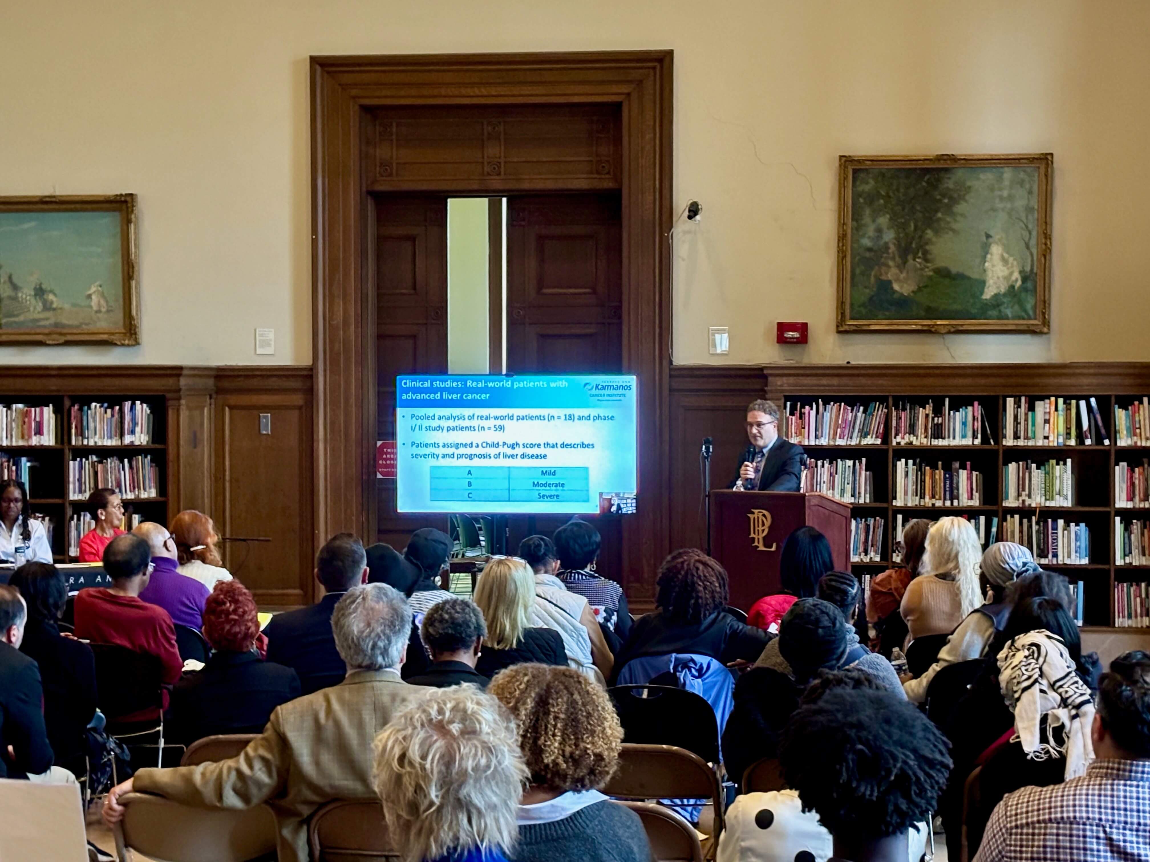 Boris Pasche, M.D., Ph.D., FACP presenting at Community Conversations on Cancer