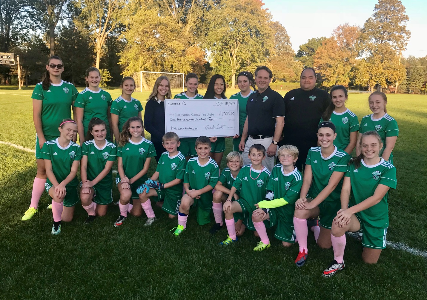Eastside FC donation