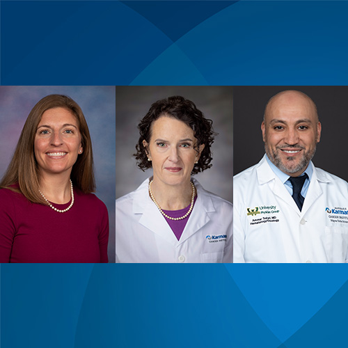 Doctor performing surgery with a team