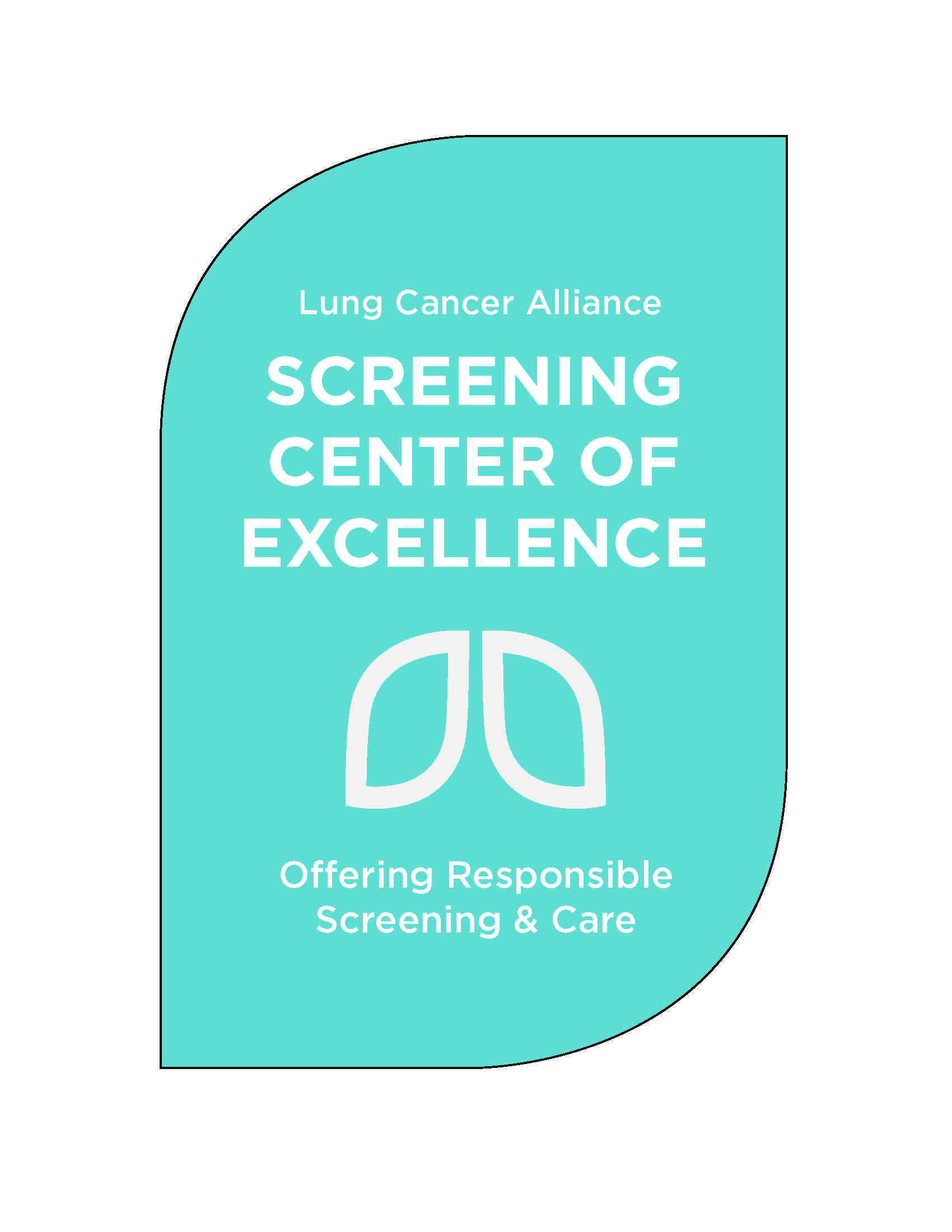 Lung Cancer Alliance Screen Seal of Excellence logo
