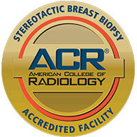 Stereotactic breast biopsy accreditation logo